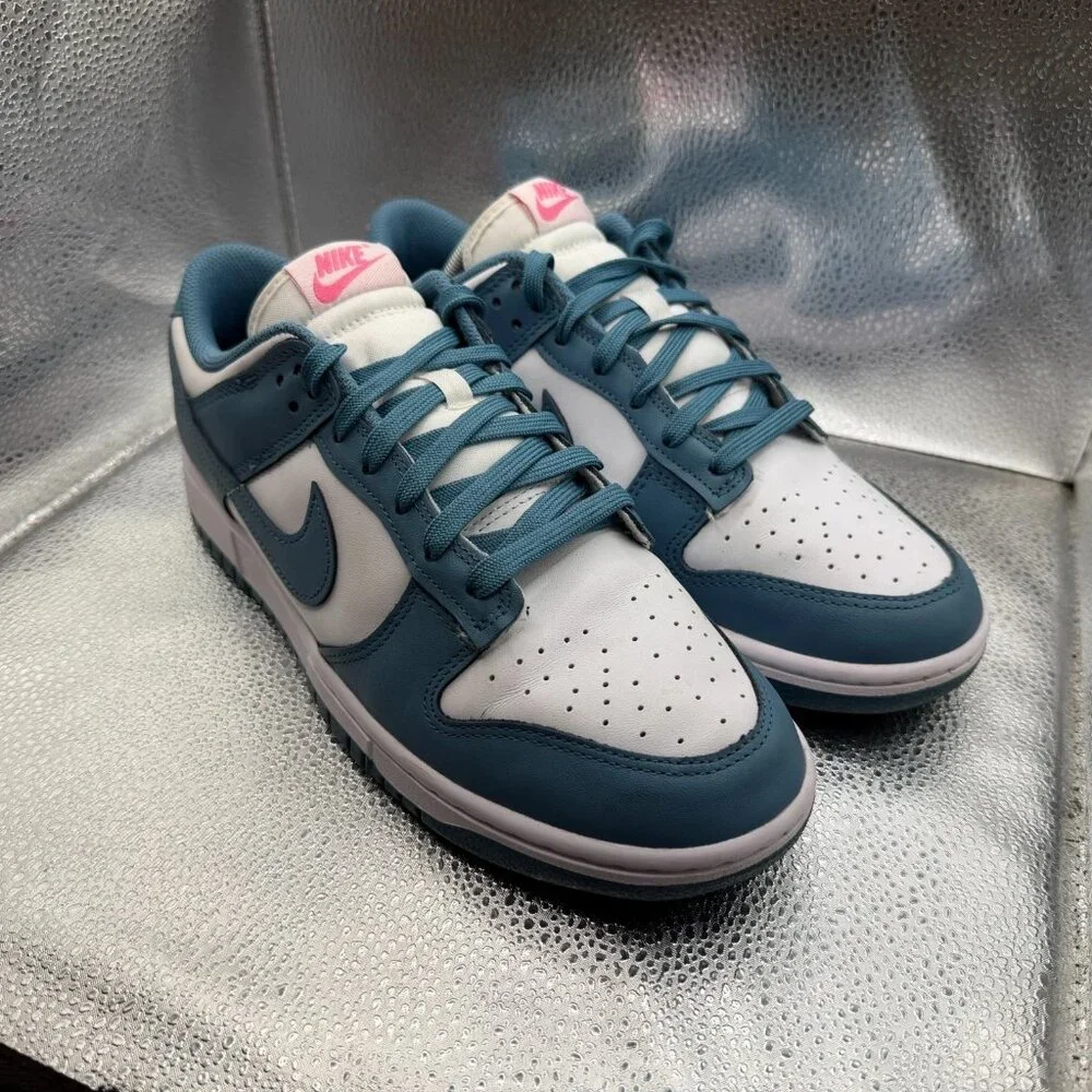 Size 11 Nike Dunk Low South Beach Aqua White Womens Athletic‎ Shoes FJ0739-100